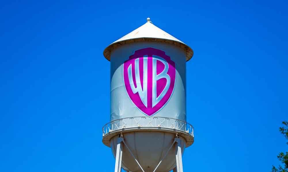 Warner Bros logo in pink on tank